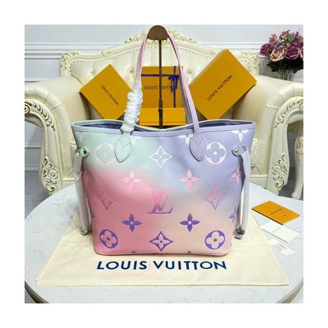 louis vuitton neverfull pastel.